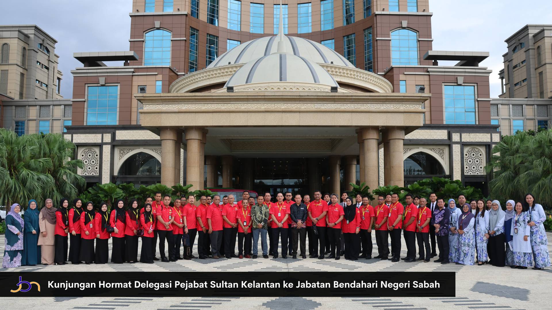 Kunjungan Hormat Delegasi Pejabat Sultan Kelantan ke Jabatan Bendahari Negeri Sabah